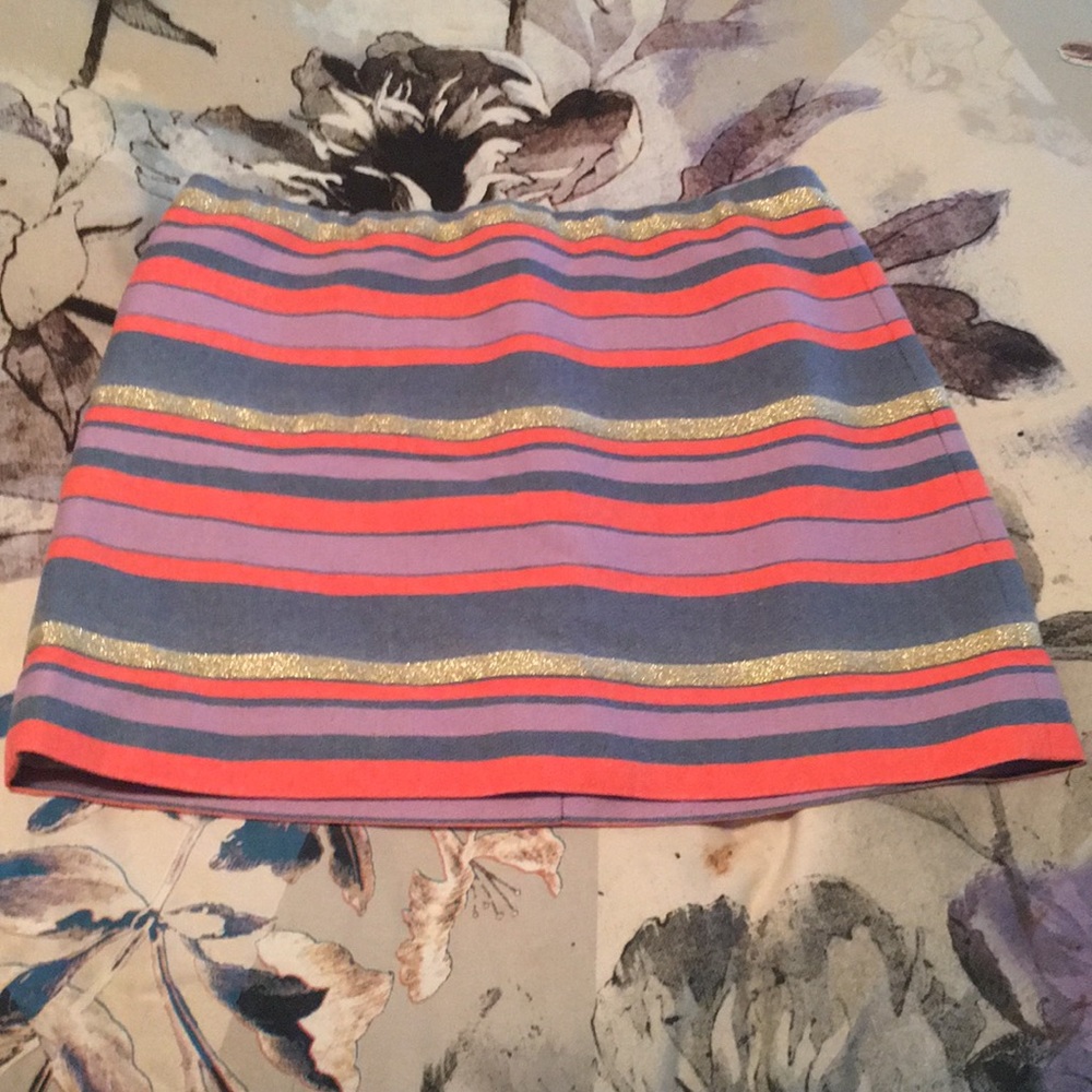 Striped JCrew skirt! Size 4